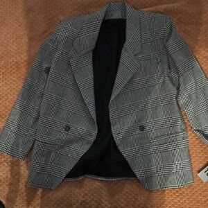 Black and White Houndstooth Pants